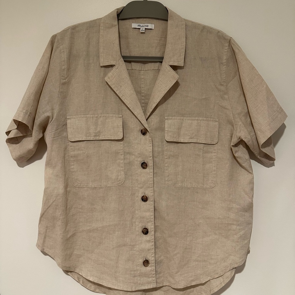 Madewell Button Down Short Sleeve Shirt